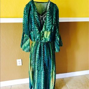 Sexy maxi two piece skirt set