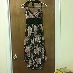 Princess Cut Pink and Black dress