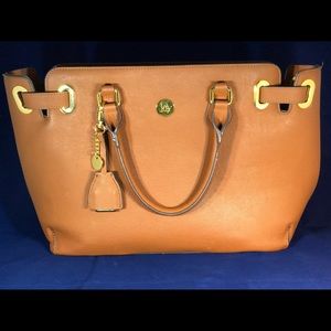 Christine leather satchel