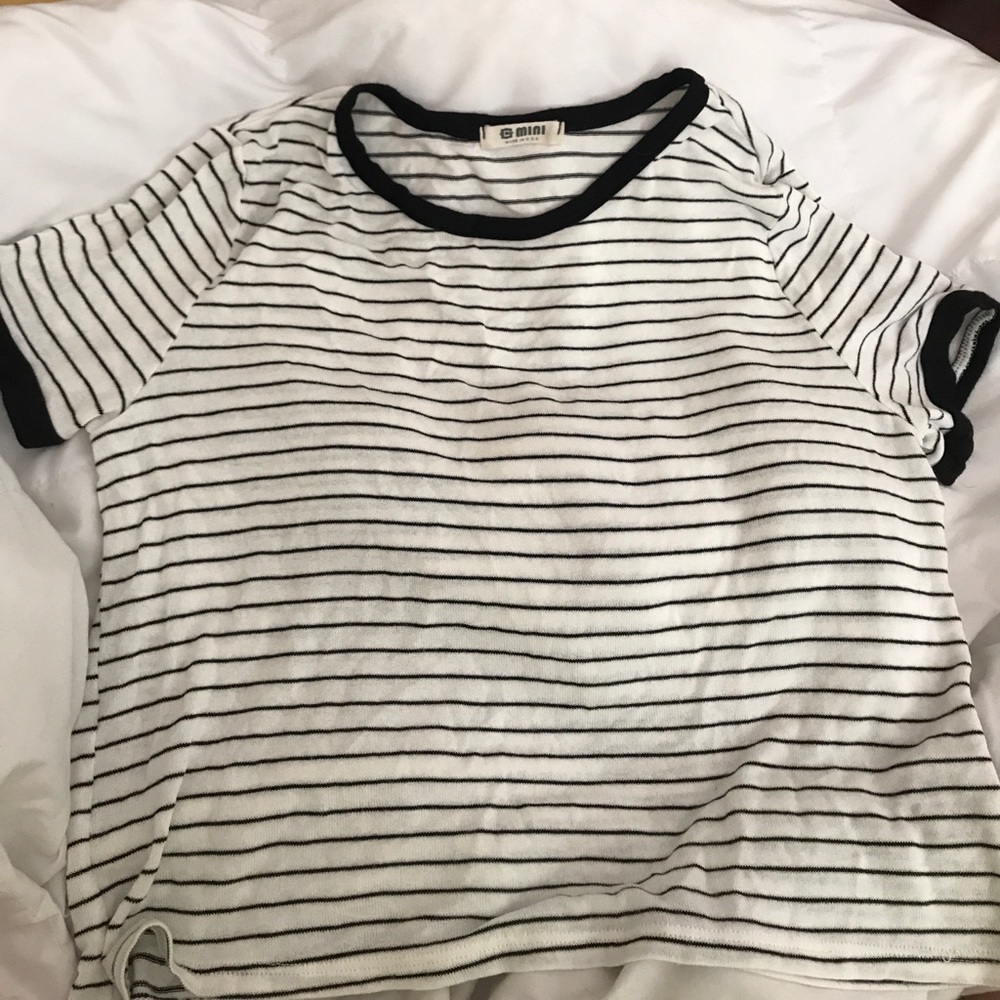 Striped Crop Top