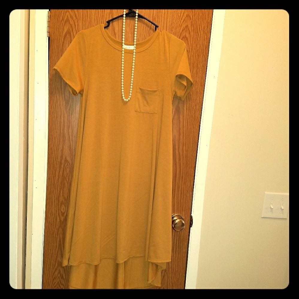 Lularoe Carly XS gorgeous mustard