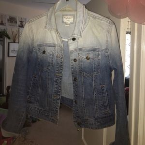 Ombré Jean Jacket