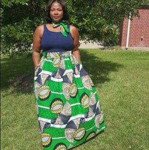 African print MAXIE skirt