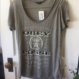 NWT Obey Posse Tee