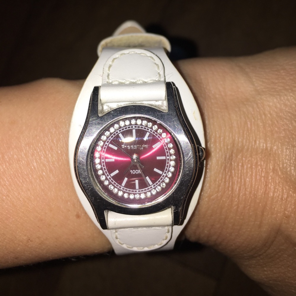 White watch.