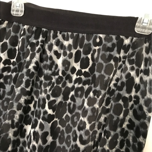Express Leopard print chiffon maxi skirt - Picture 3 of 4