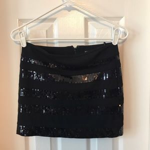 express sequin mini skirt
