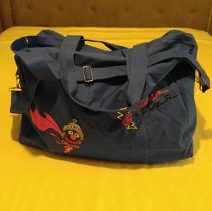 Limited Edition Sesame Street duffel bag.
