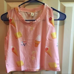 Dessert Pink Crop Top