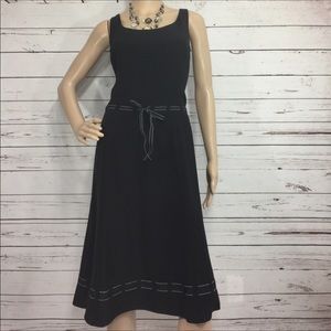 Silk Black Ann Taylor Dress, size 12