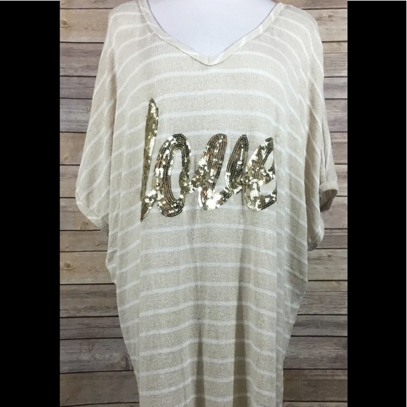 Lane Bryant Tops - Lane Bryant Short Sleeve Lightweight Sweater 581