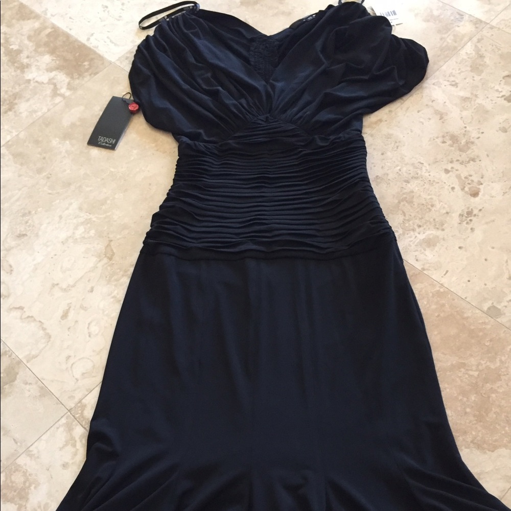 Tadashi black dress. Brand new w tags