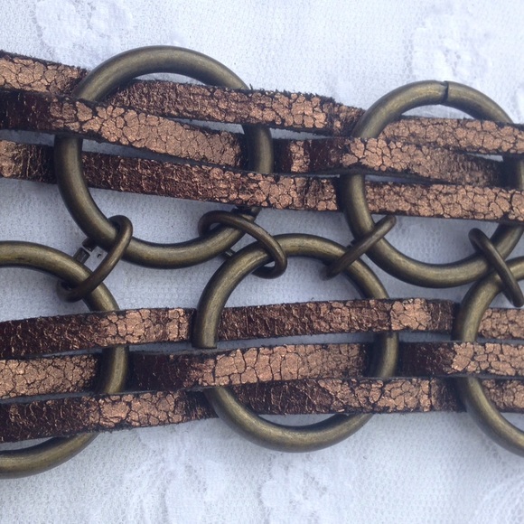 🌹Chain Ring Copper Fashion Belt - Picture 5 of 8