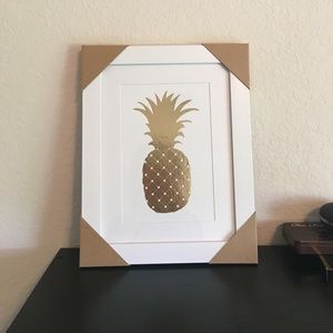 Gold Pineapple Art Frame