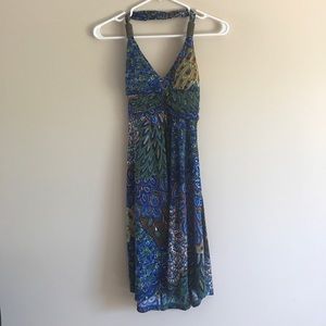 « Colorful Halter Dress »
