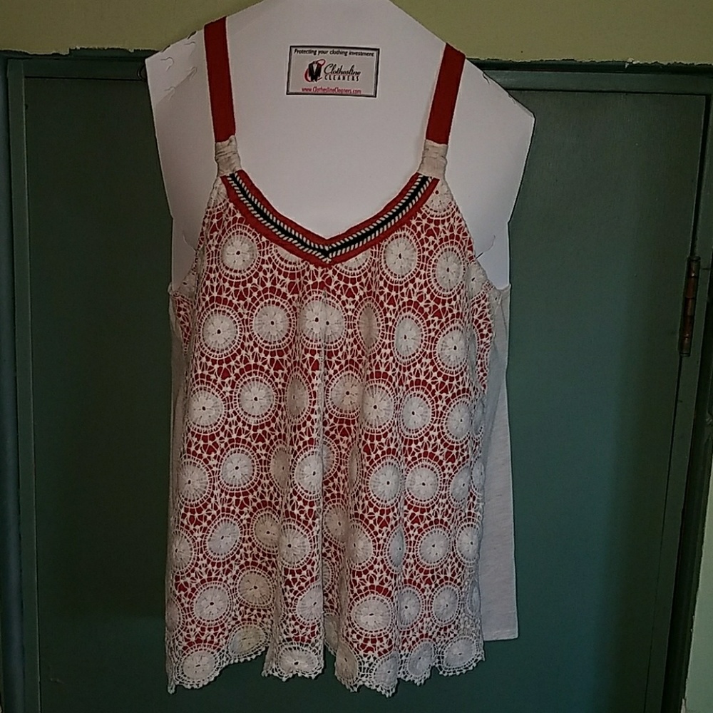 Lace front Feminine Tank