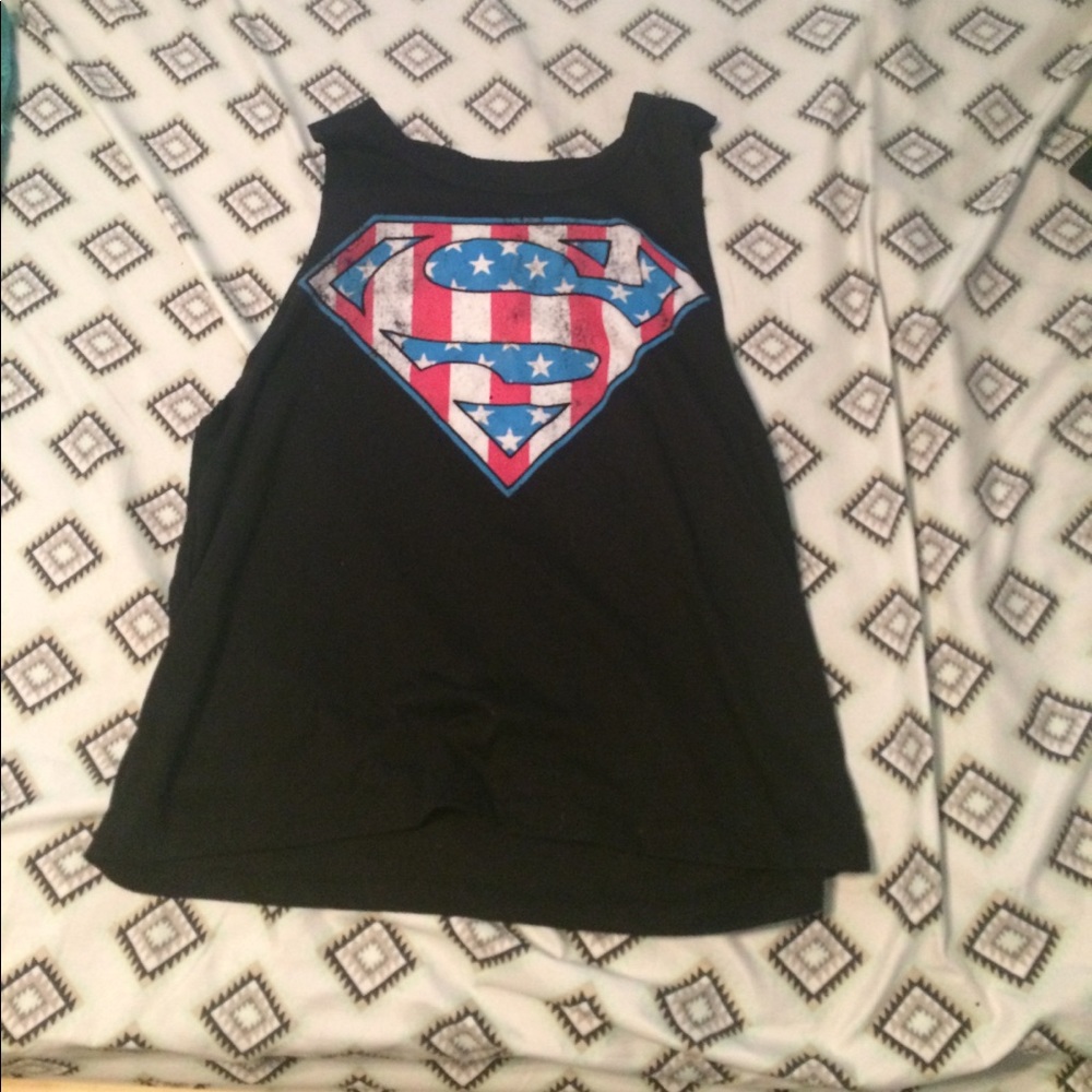 Super man tank top