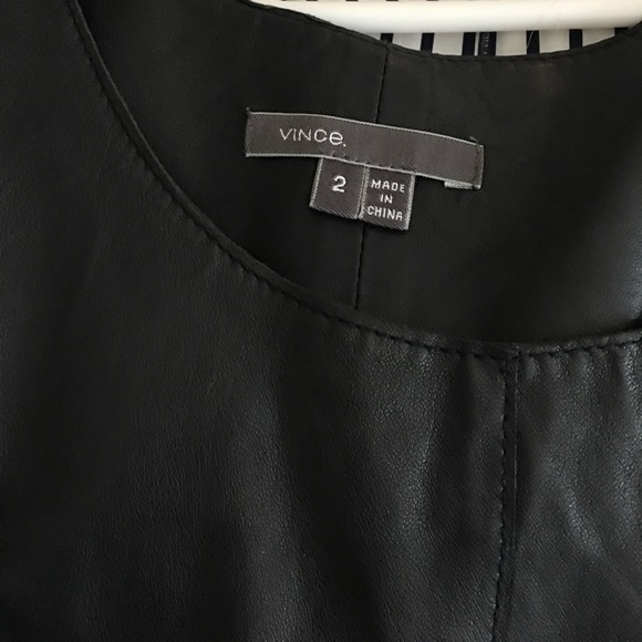 Vince Leather Dress size 2 - Picture 4 of 4