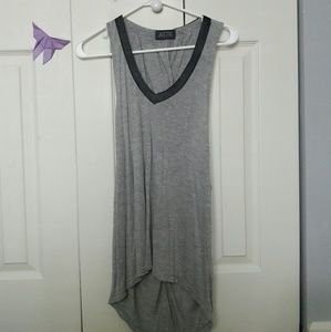Cross back Hi-Lo Tank Top