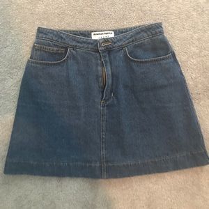 American Apparel Denim mini skirt