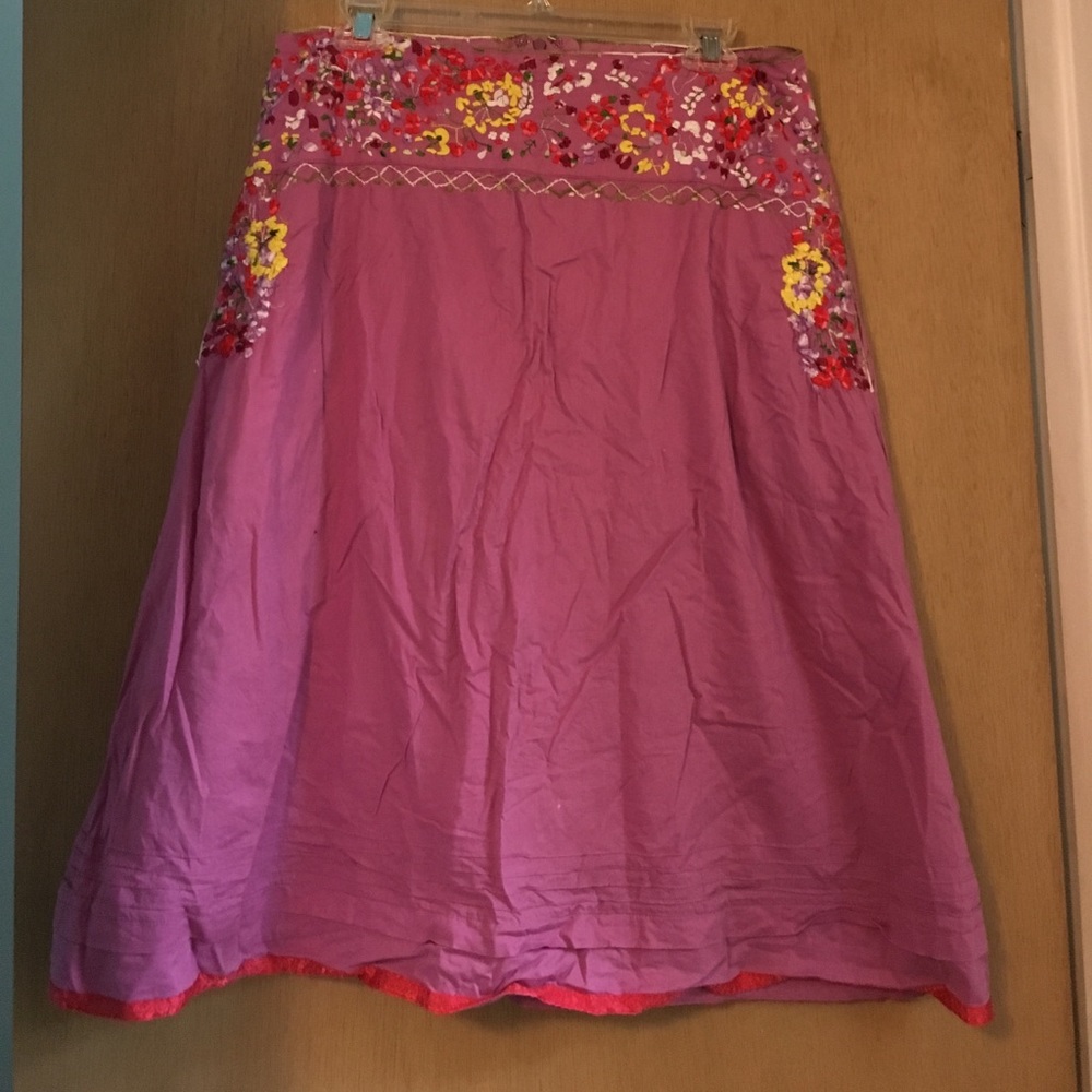 100% Cotton skirt with Pockets! Size 12