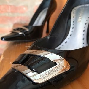 BCBGirls pointy black pumps