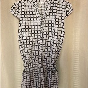 Short sleeve romper with pockets