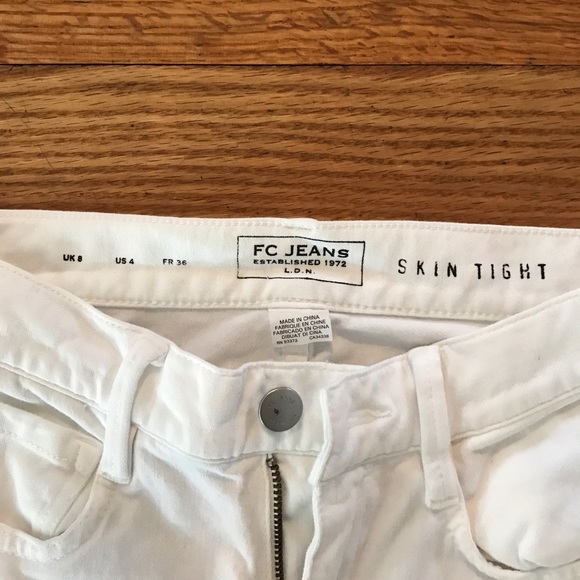 White Denim French Connection Jeans Skinny Jeans - Picture 4 of 4