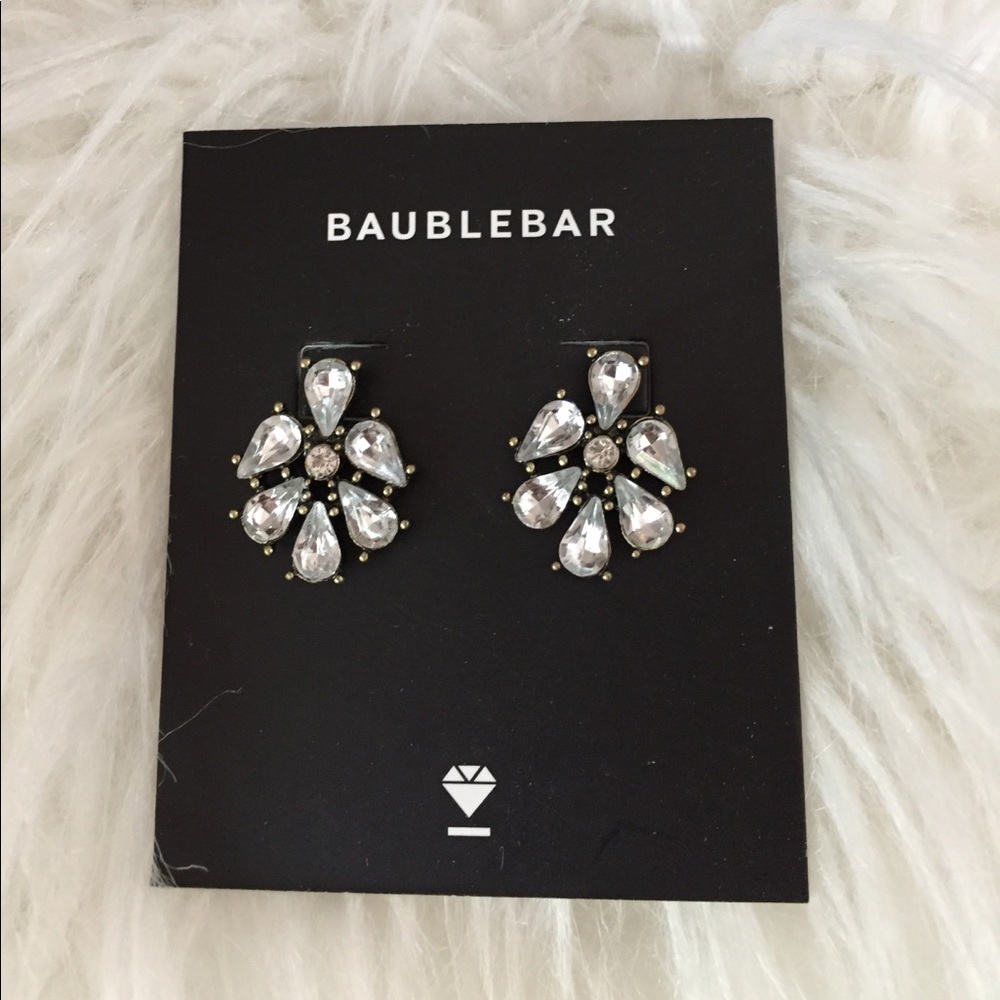 Bauble Bar crystal stud earrings