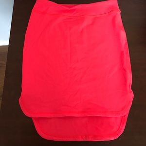 Neon Pink LuluLemon Bodycon Skirt