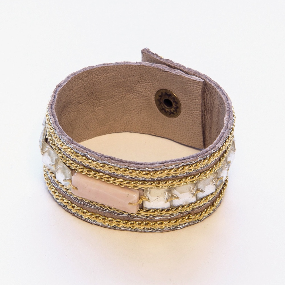 NOONDAY IVORY TILES CUFF BRACELET