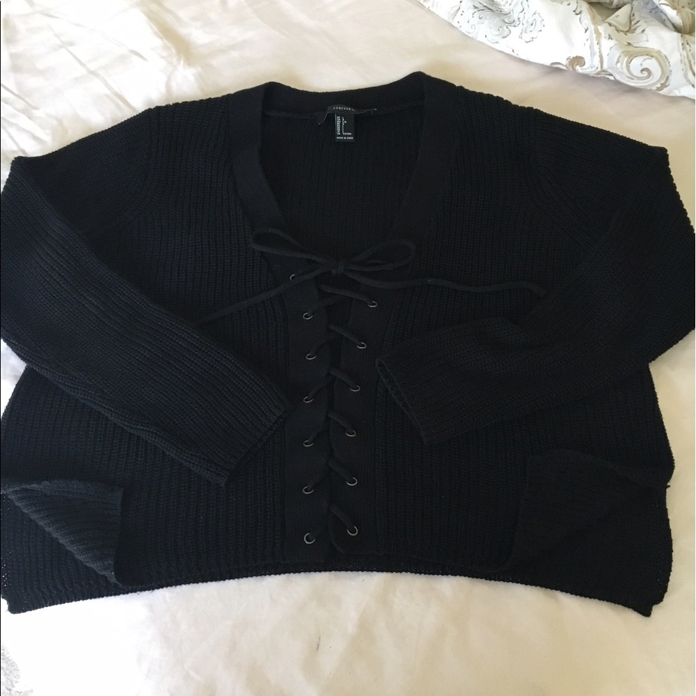 Cropped sweater