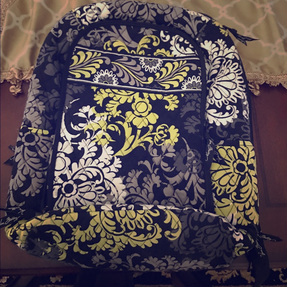 Vera Bradley laptop backpack damask