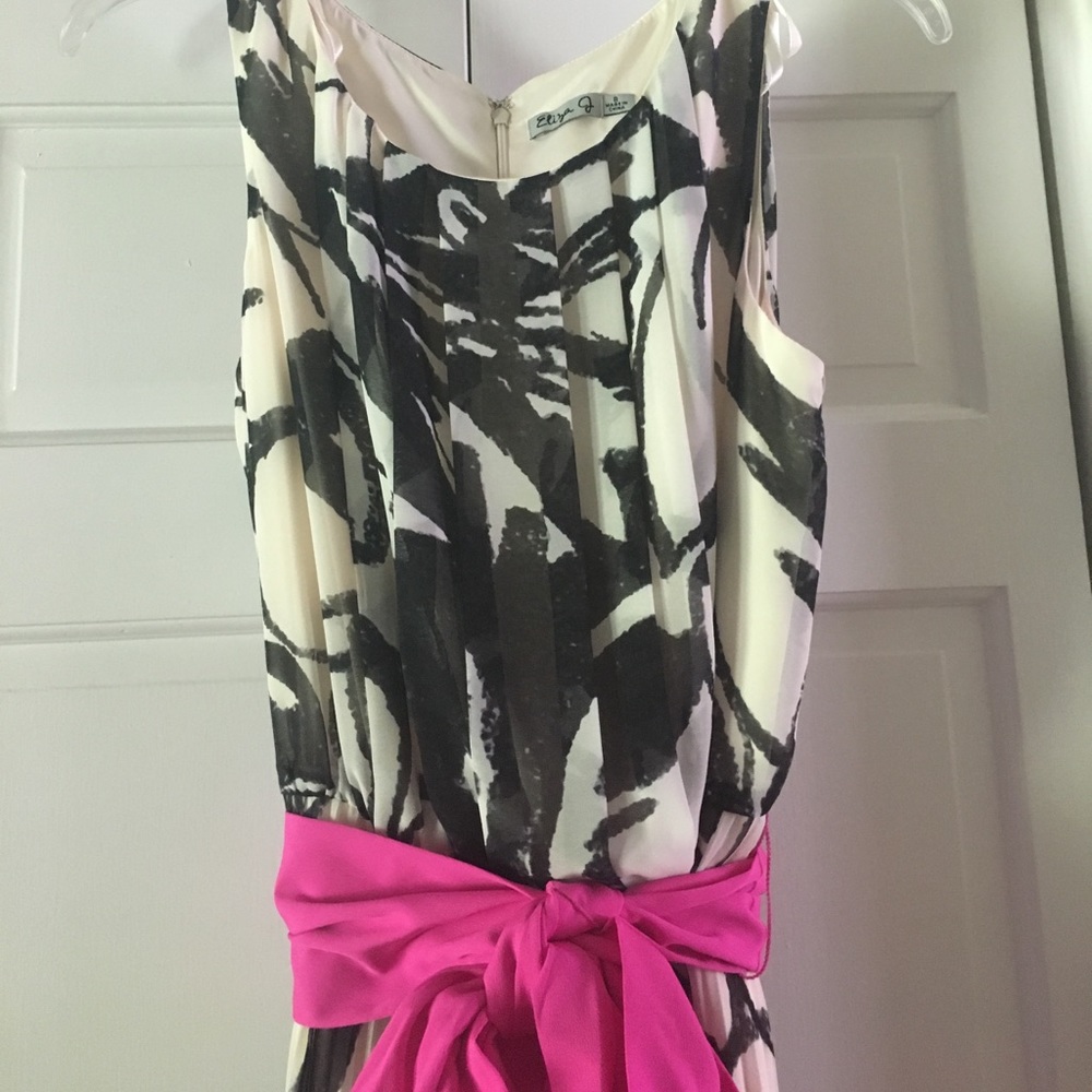 NWT Eliza J pleated maxi dress