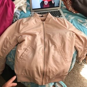 🌷 pretty in pink 🌷 forever 21 bombers coat