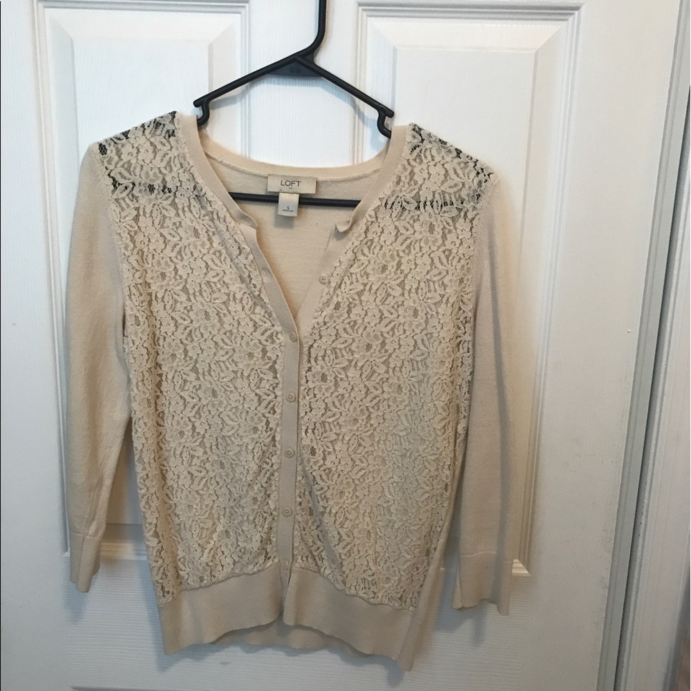 Cream loft sweater