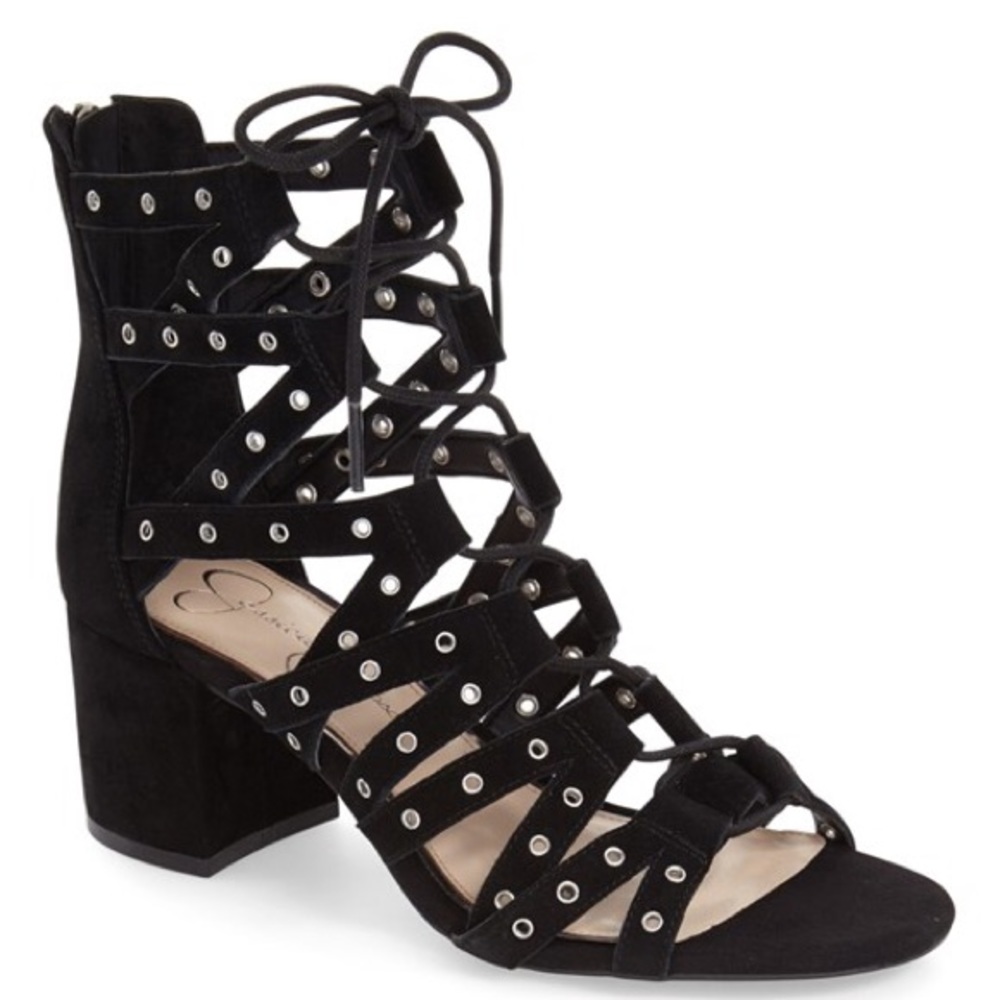 NWT Jessica Simpson Haize Lace Up Heel