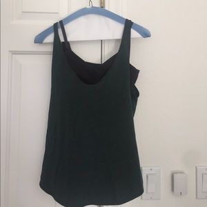 Lululemon butterfly back w/ built in bra tank top