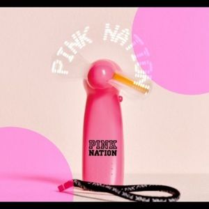 Vs pink light up fan