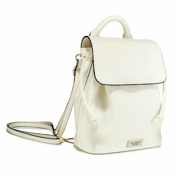 white victoria secret backpack