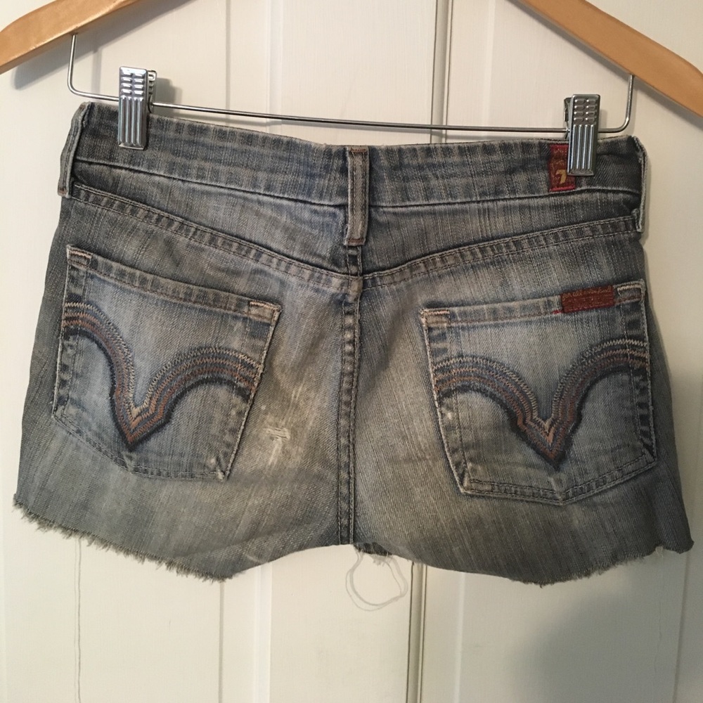 7 for all Mankind denim shorts
