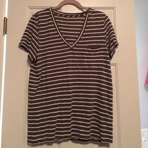 J. Crew XL linen t-shirt