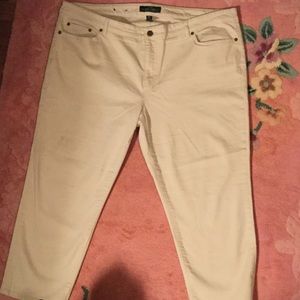 Ralph Lauren cream jeans 20 W