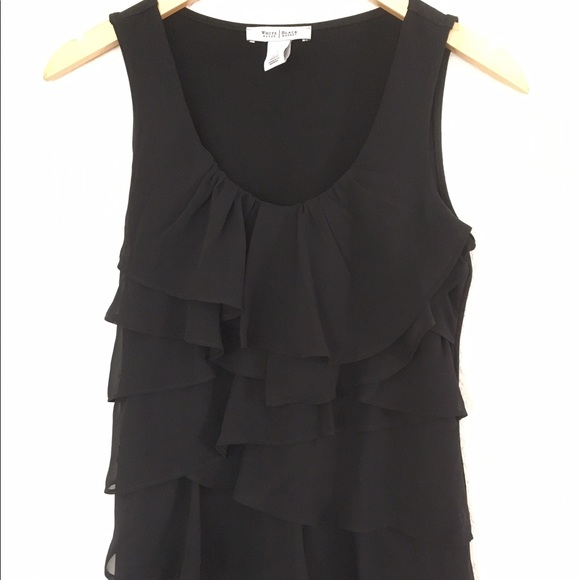 WHBM Ruffle Tank - Picture 1 of 4