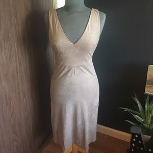 NEW WITH TAGS BCBG suede dress