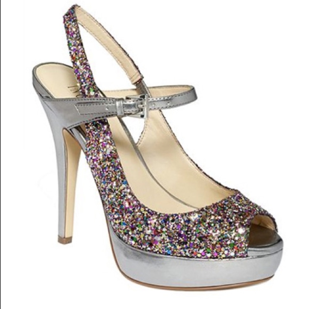 INC International Concepts Glitter Heels