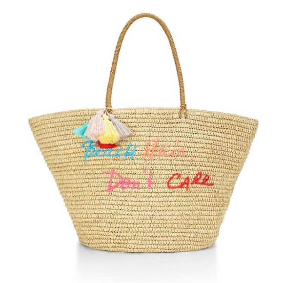 Rebecca Minkoff Handbags - Rebecca Minkoff Straw Tote-Beach Hair Don't Care