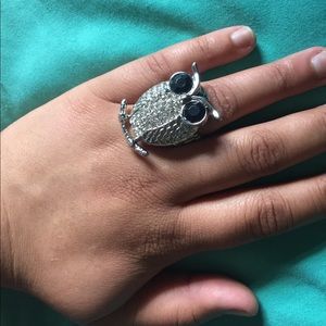 Owl Diamond Ring