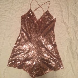 Sequin romper