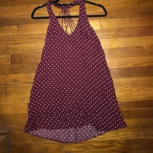 Red Skater Polka Dot Dress